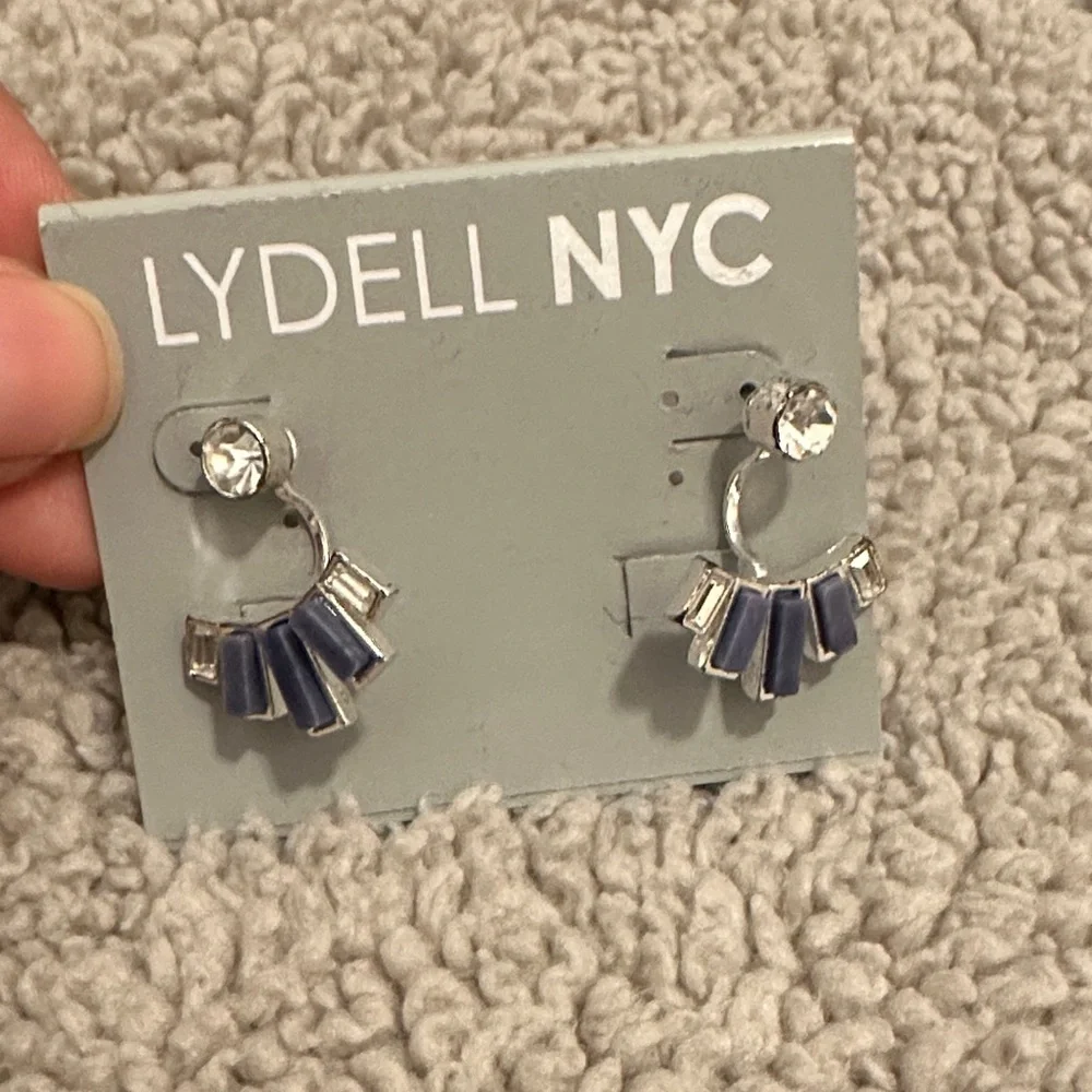 Lydell NYC Blue and Silver Earrings 💕4x15$